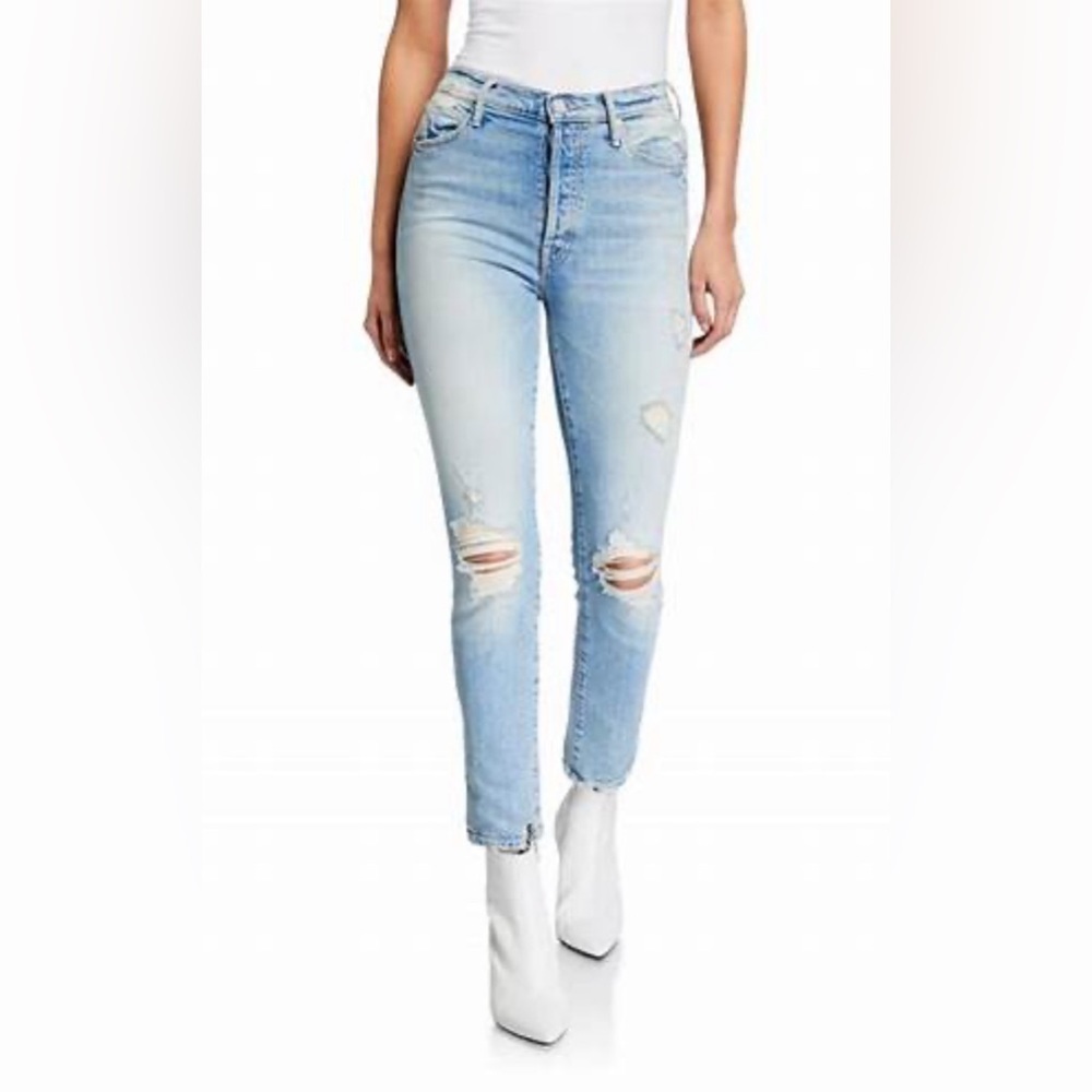 NWT Mother Superior The Super Stunner Ankle High Rise Jeans - Size 25
